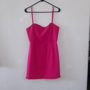 French Connection Vibrant Pink Mini Dress